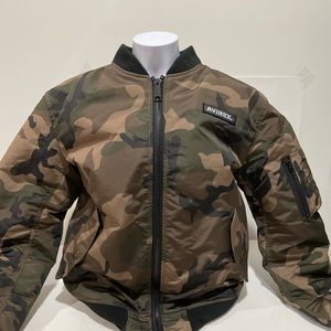 Avirex Mens Large MA-1 Water Resistant Bomber Camo